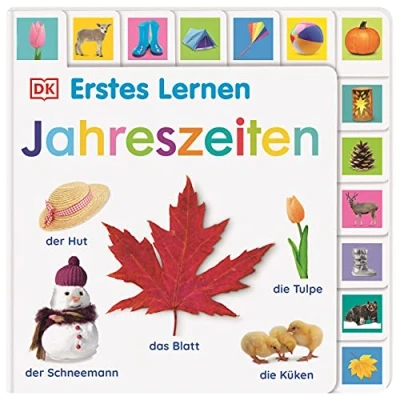 Abbildung von Erstes Lernen. Jahreszeiten: Pappbilderbuch mit Griff Register und über 150 Fotos ab 1 Jahr