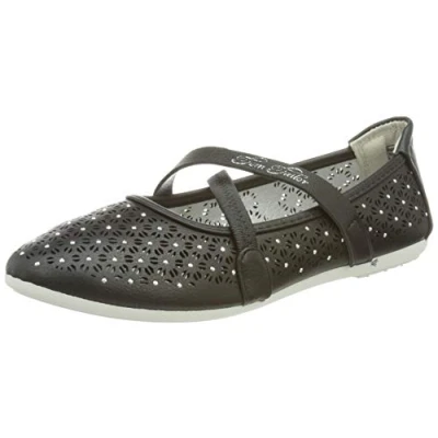 Abbildung von TOM TAILOR Mädchen 5372501 Ballerinas, Schwarz, 39 EU