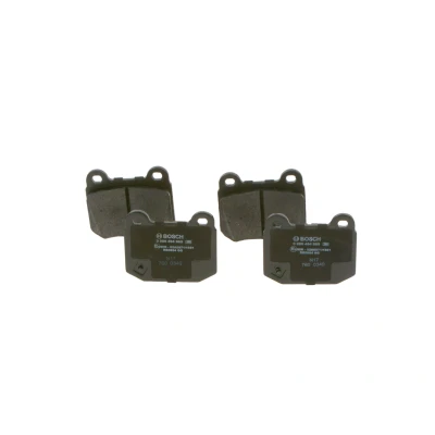 Abbildung von BOSCH 0 986 494 865 Bremsbelagsatz Low Metallic mit akustischer Verschleißwarnung Anti Quietsch Blech SUBARU: Forester IV