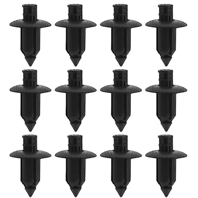 Abbildung von Create idea 50 Stück 8mm Loch Motorrad Nieten Verkleidung Trim Clips Kunststoff Befestigungen Push Typ Halteklammern Styling Ersatzteile Schwarz