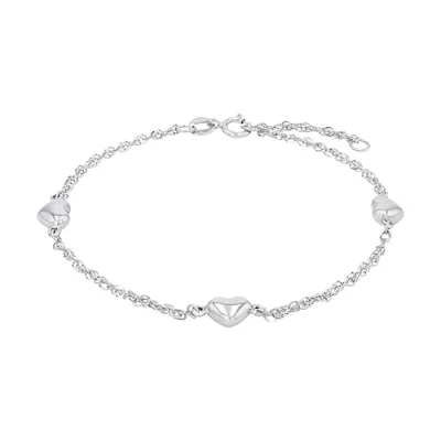 Abbildung von Amor Armband 925 Sterling Silber Damen Armschmuck, 17+2 cm, Silber, Herz, Kommt in Schmuck Geschenk Box, 9745012
