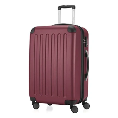 Abbildung von HAUPTSTADTKOFFER SPREE Hartschalen Koffer Trolley Rollkoffer Reisekoffer, 4 Doppel Rollen, 65 cm, 74 L, Burgund