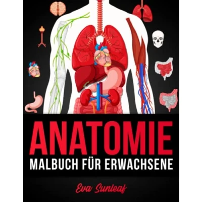 Abbildung von Malbuch für Erwachsene: Anatomie Anti Stress Geschenke Entspannung Geschenk Frauen
