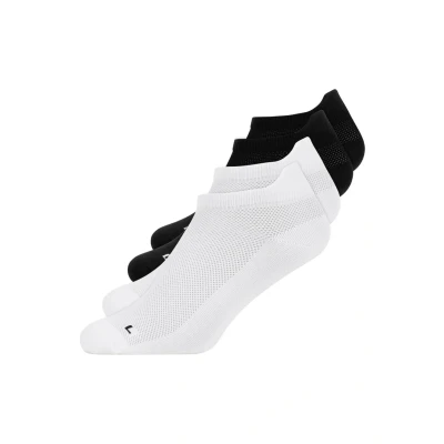 Abbildung von Snocks 4 PACK Running LOW Füßlinge schwarzweiß, Größe: 39 42, Schwarz weiß