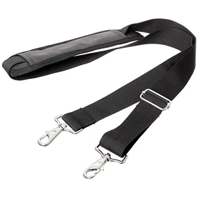 Abbildung von JAKAGO Universal Ersatz Verstellbarer Schultergurt Tragegurt Schulterriemen mit Schulterpolster und Metallkarabiner für Laptoptasche Picknicktaschen Kühltasche kameratasche Umhängetaschen
