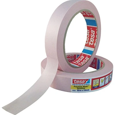 Abbildung von tesa Mask Sensitive Karosserie Klebeband (1,5 x 19 mm), Rosa, 1.5mX19mm