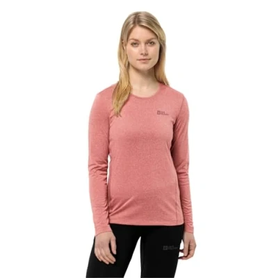 Abbildung von Jack Wolfskin SKY Thermal Langarmshirt, Damen, Größe: Small, Mineral red
