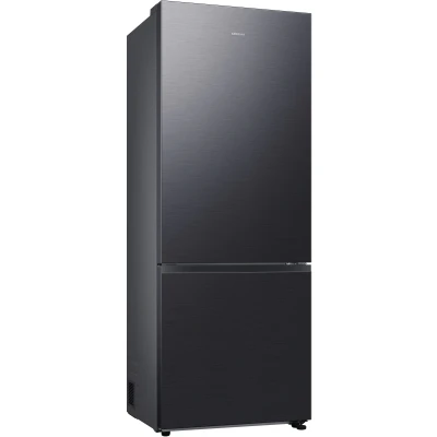 Abbildung von Samsung RB53DG706AB1EF Kühl Gefrierkombination, 203 cm, 538 l, Extra breit (75 cm), Kühlschrank mit Gefrierfach, Wifi &amp; AI Energy Mode, Twin Cooling+, Twist Ice Maker, Premium Black Steel