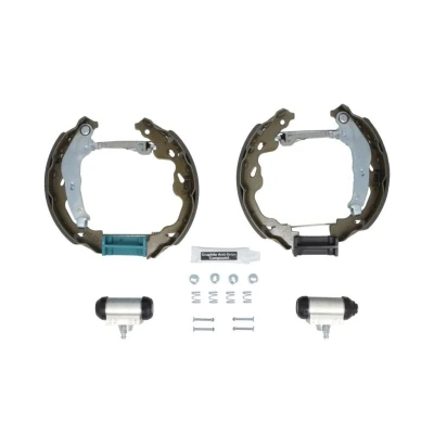 Abbildung von BOSCH 0 204 114 151 Bremsensatz, Trommelbremse mit Zubehör, Radbremszylinder TOYOTA: Yaris I Hatchback