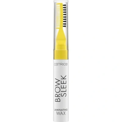 Abbildung von Catrice Brow Sleek Laminating Wax, Augenbrauengel, Weiss, langanhaltend, definierend, fixierend, transluzent, vegan, ohne Mikroplastikpartikel, Nanopartikel frei, Parfüm, 1er Pack (9ml)