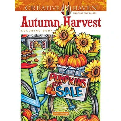 Abbildung von Creative Haven Autumn Harvest Coloring Book