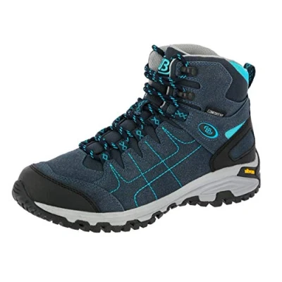 Abbildung von Brütting Mount Shasta High Damen Trekking &amp; Wanderstiefel, Marine/ Türkis, 41 EU