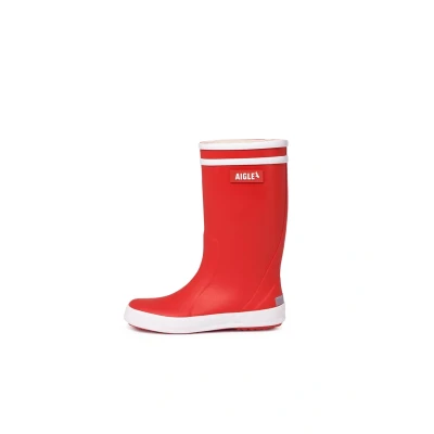 Abbildung von Aigle Lolly POP 2 Gummistiefel für Kinder, Größe: 27, Rouge/blanc Schuhe