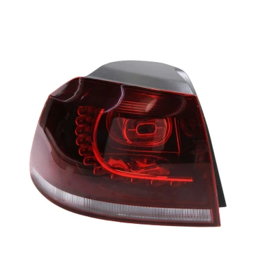 Abbildung von ABAKUS 441 19B3L AE Rückleuchte links äusserer Teil LED, WY21W Rot mit Lampenträger VOLKSWAGEN: GOLF 6