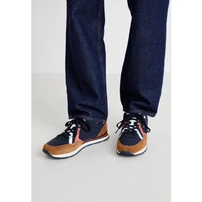 Abbildung von Pepe Jeans BRIT ROAD M Sneaker low, Herren, Größe: 40, Tobacco brown Leder und textil
