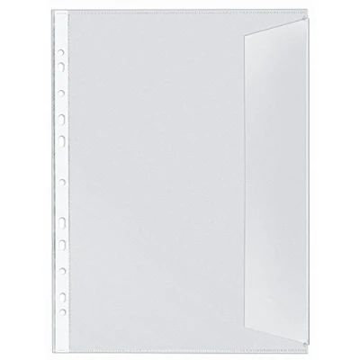 Abbildung von Veloflex 5340000 Dokumentenhüllen DIN A4, PP, 130my, dokumentenecht, transparent (5 x 10er Packung = 50 Hüllen)