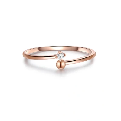 Abbildung von Glanzstücke München Glanzsymbole Classics Ring Rose goldcoloured, Damen, Größe: 50, gold coloured