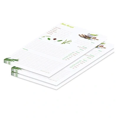 Abbildung von PRICARO Rezeptblock &quot;Gewürze&quot;, A4, 25 Blatt, 3 Stück