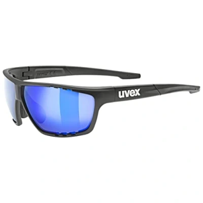 Abbildung von uvex Unisex Erwachsene, sportstyle 706 Sportbrille, black matt/blue, one size