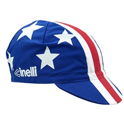 Abbildung von Cinelli Unisex Rider Collection Nelson Vails Radkappe, Sterne und Streifen, Einheitsgröße