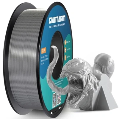 Abbildung von PLA Filament 1.75mm,GIANTARM 3D Drucker Silber 1kg Spool