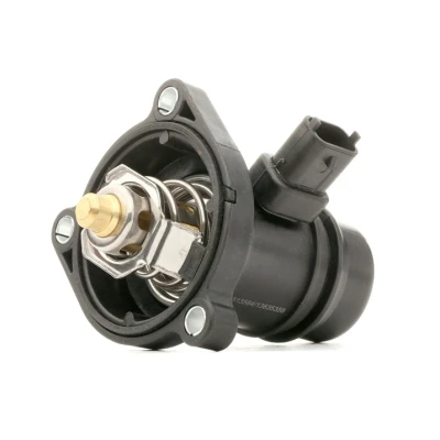 Abbildung von FEBI BILSTEIN 46578 Kühlwasserthermostat 103 mit Dichtung Temperaturschalter Kunststoff Gehäuse OPEL: Corsa D Hatchback, Meriva B