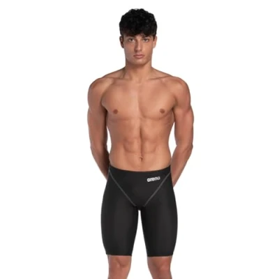 Abbildung von arena Powerskin ST Next Badehose für Herren, FINA zugelassene Badehose, Schwimmhose Herren aus Recyceltem Material, Gefütterte