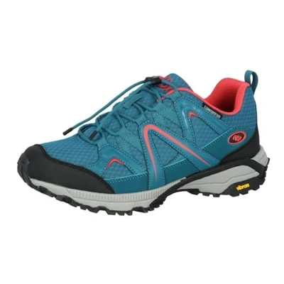 Abbildung von Brütting Damen Largo Walkingschuhe, Petrol/rot, 41 EU