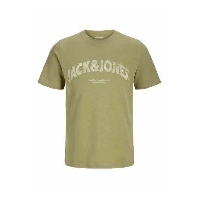 Abbildung von Jack &amp; Jones PlusSize Print Shirt »JORALMERIA BOLD BRANDING TEE SS CN PLS«, mit Logo
