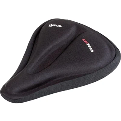 Abbildung von Velo Anatomic Gel Satteldecke, Gelsattelbezug, mit Sicherheitsband, Weicher Sattelüberzug für Mountainbike, Rennrad, E Bike, Mountainbike Zubehör Herren und Frauen, 270x287mm