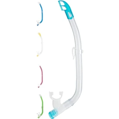 Abbildung von Cressi Top Snorkel Unisex Youth Minidry Schnorchelröhre für Kinder und Jugendliche Einheitsgröße