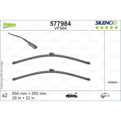 Abbildung von Scheibenwischer Valeo 577984 vorne Flachbalkenwischblatt MERCEDES BENZ: GLE