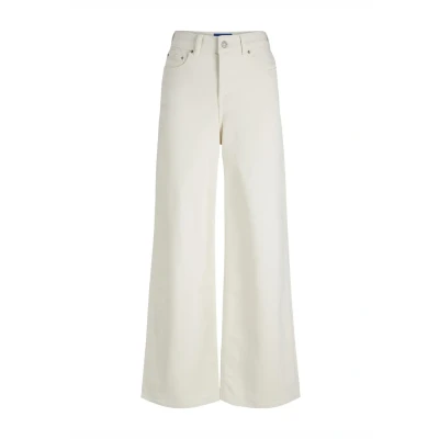 Abbildung von JJXX Jxtokyo WIDE Flared Jeans, Damen, Größe: 24x30, white denim detail off