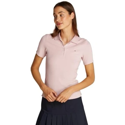 Abbildung von Tommy Hilfiger Poloshirt, Damen, Größe: XXL, Foggy pink