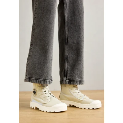 Abbildung von Palladium Pampa Underlayer Schnürstiefelette, Damen, Größe: 38, Eucalyptus Schuhe