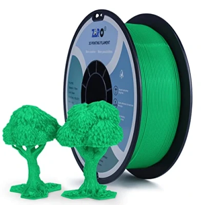 Abbildung von ZIRO PLA filament 1.75mm, 3D Drucker Basic Color Series 1.75mm 1kg (2.2lbs), Maßgenauigkeit +/ 0.03mm, Grün
