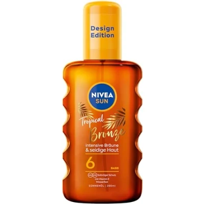 Abbildung von Nivea SUN OIL Spray Intensive BRÄUNEND LSF6 Sonnenschutz, Größe: 200 ml,