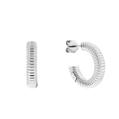 Abbildung von Calvin Klein Creolen für Damen Kollektion PLAYFUL REPETITION 35000031