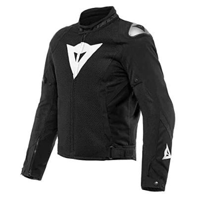Abbildung von Dainese Energyca Air Tex Jacket, Cordura Motorradjacke Herren, Abriebfeste Motorrad Jacke mit Winddichtem Futter, Atmungsaktive Austauschbarem Schulterschutz, Schwarz