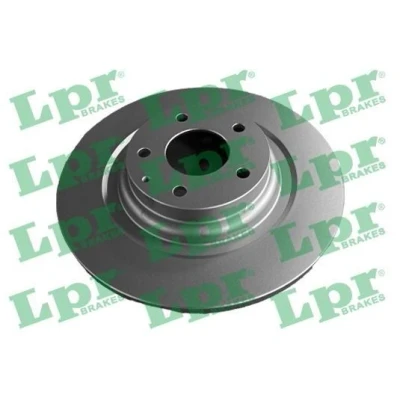 Abbildung von Bremsscheibe LPR M5047PR hinten, voll, 1 Stück