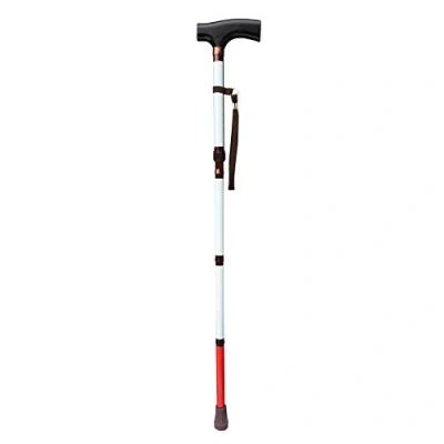 Abbildung von Blinden Gehstock,weiße Stock Faltbar 80cm 90cm, 4 teilig