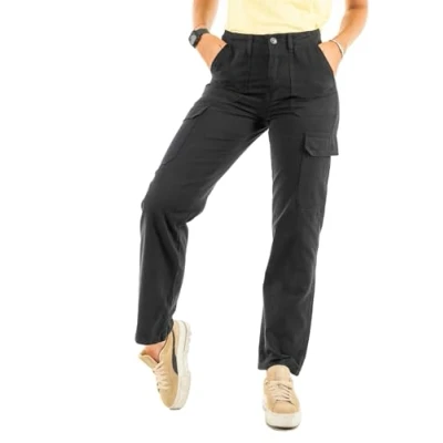 Abbildung von VERO MODA Hosen &amp; Shorts Cargohose, Damen, Größe: 38, Schwarz