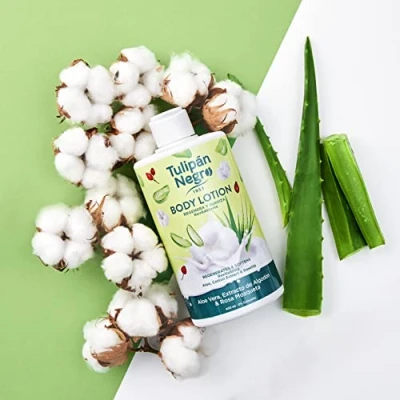 Abbildung von Tulipan : Körperlotion Aloe Vera Baumwolle Hagebutte 400 ml