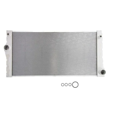 Abbildung von NISSENS 60828 Kühler, Motorkühlung Aluminium 606 310 32 Kühlrippen gelötet BMW: 5 Saloon, Touring
