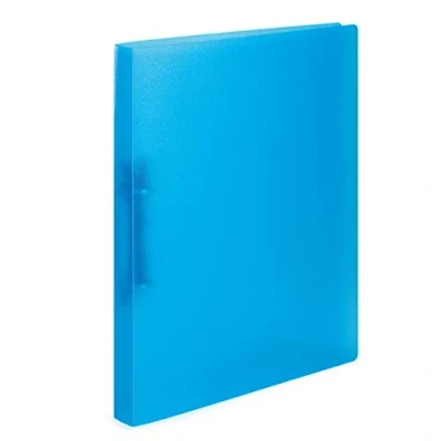 Abbildung von HERMA Ringbücher A4 Hellblau Transluzent Set, 3 Stück, schmal, 2 Ringe, 25 mm breit, Ringordner aus Kunststoff mit Niederhalter für Kinder, Jungen und Mädchen