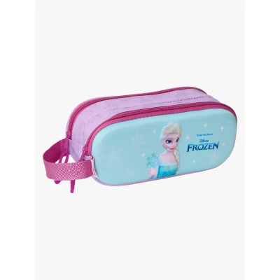 Abbildung von Disney Die Eiskönigin 3D Doppel Federmäppchen, Blau/Pink