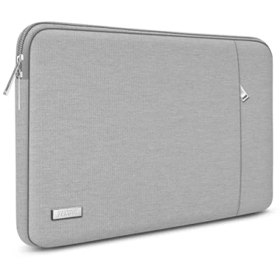 Abbildung von TECOOL 13,3 Zoll Laptop Tasche Hülle für 13 MacBook Pro Air M3 M2 M1 2024 2022 2012,14 2023 2021,13,3 Acer Dell Samsung Surface Stoßfeste Schutzhülle,Grau