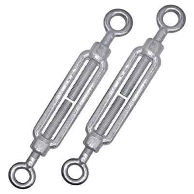 Abbildung von Marcopol Spannschloss M12 (2 Stück) Drahtspanner M12, verstellbare Spannschlösser Öse und Öse, Seilseilspannung Stück, M12)