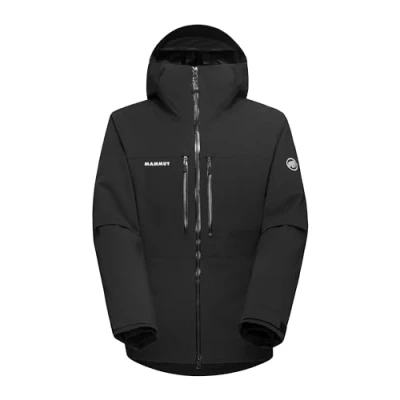 Abbildung von Mammut Stoney HS Hooded Snowboardjacke, Herren, Größe: Large, Black
