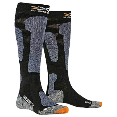 Abbildung von X Socks Unisex Carve Silver 4.0 Socks, black/Blue melange, 39 41 EU